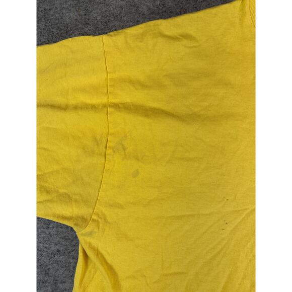 Vintage Ocean Pacific OP Graphic Tee Mens Large Yellow Surf Skate Streetwear Y2K - Picture 4 of 9